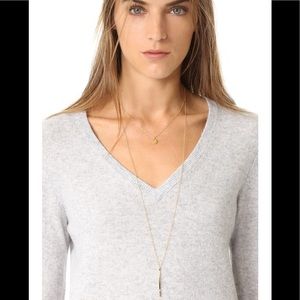 Gorjana taner dagger long necklace